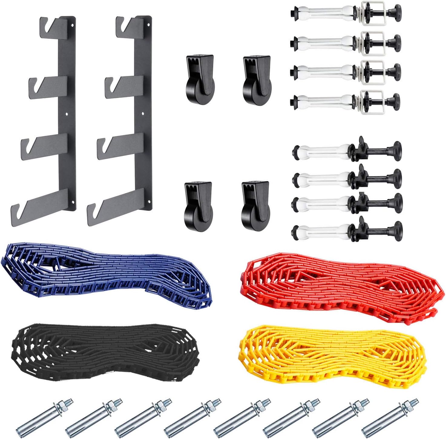 Photography 4 Roller Wall Mounting Manual Background Support System a