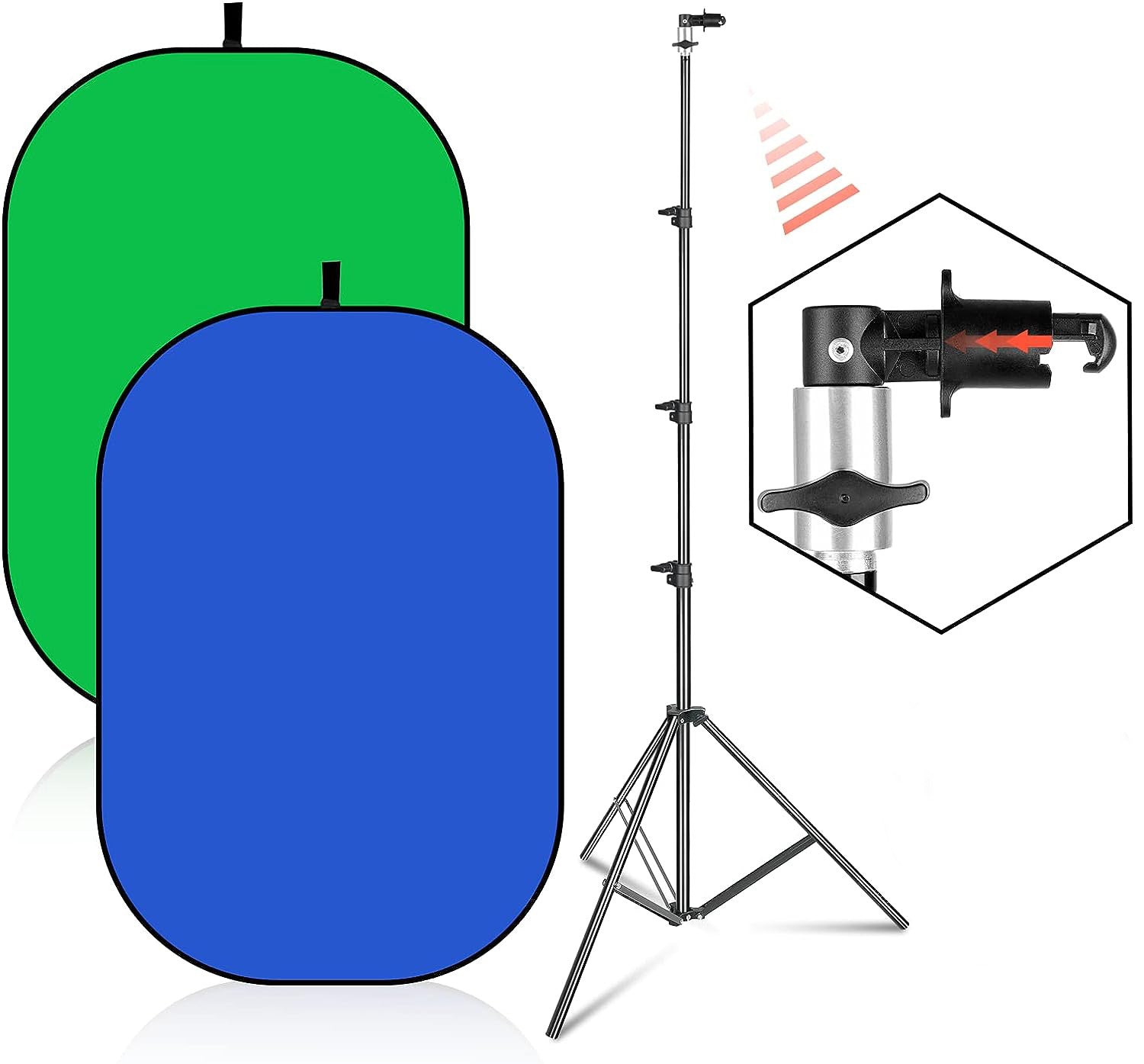 Clip Holder for Collapsible Background and Reflector Disc - Arahan Photo