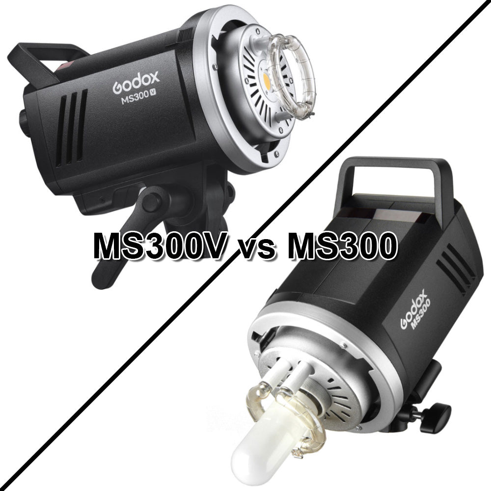 Godox MS 300-V Studio Flash 300ws with LED Modelling - Arahan Photo