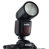 Godox V1 Flash with AK-R22 VB26A Battery - Arahan Photo