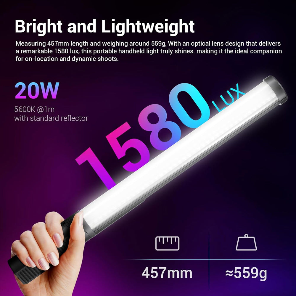 Godox LC500R Mini RGB LED Light Stick-Arahan Photo