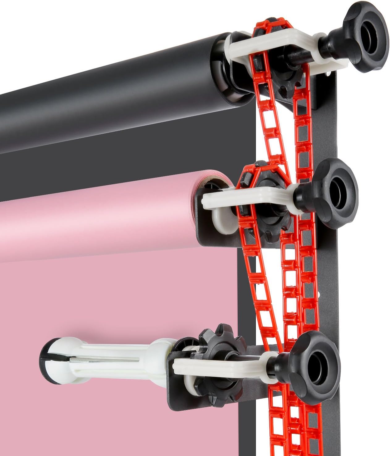 4 Roller Wall Mounting Manual Background Support System