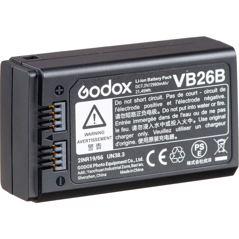 Godox VB-26B Improved Lithium Ion Battery for V1/V860III (2980mAh)