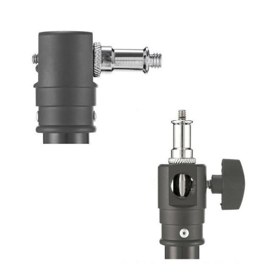 1/4 to 3/8 inch Metal Male Convertor Threaded Screw Adapter Spigot - Arahan Photo