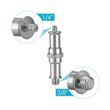 1/4 to 3/8 inch Metal Male Convertor Threaded Screw Adapter Spigot - Arahan Photo