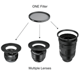 55-77mm Step Up Ring - Arahan Photo