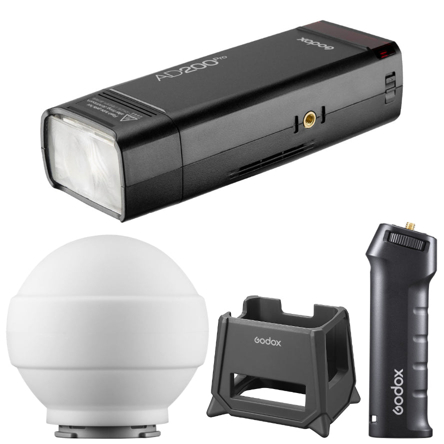 Godox Witstro AD200Pro with Godox Dome Diffuser Kit