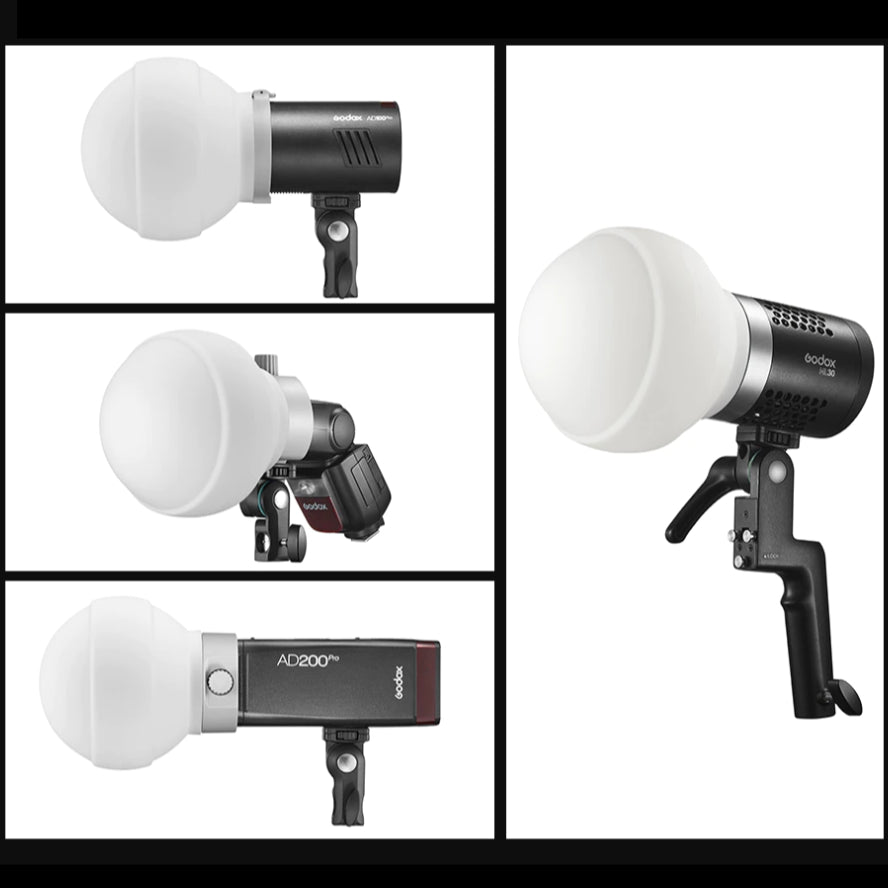 Godox Witstro AD200Pro with Godox Dome Diffuser Kit