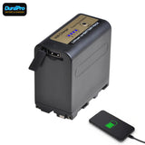 V-Mount Battery Adapter Plate with DuraPro 2 Battery and LED Dual Charger Complete Kit