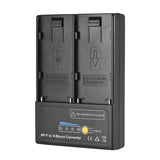 High Quality NP-F to V-mount Battery Converter Adapter Plate with Dual Slot for NP-F550 NP-F750 NP-F970 Series
