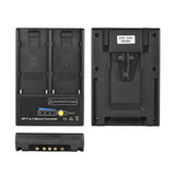 High Quality NP-F to V-mount Battery Converter Adapter Plate with Dual Slot for NP-F550 NP-F750 NP-F970 Series