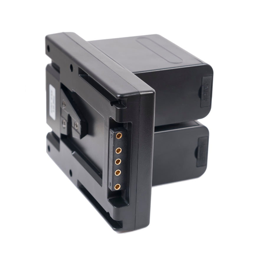 V-Mount Battery Adapter Plate with DuraPro 2 Battery and LED Dual Charger Complete Kit