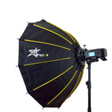 A1Pro 12K Round Shape Quick Open 105cm SoftBox with Grid & Bag (Bowens) - Arahan Photo