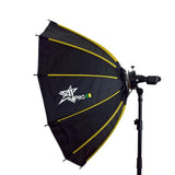 A1Pro 12K Round Shape Quick Open 105cm SoftBox with Grid & Bag (Bowens) - Arahan Photo