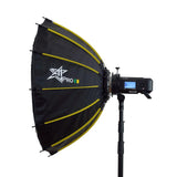 A1Pro 12K Round Shape Quick Open 85cm SoftBox with Grid & Bag (Bowens) - Arahan Photo