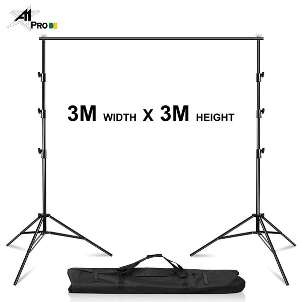 A1Pro 3x3 Meter Background Stand Support Kit Arahan Photo