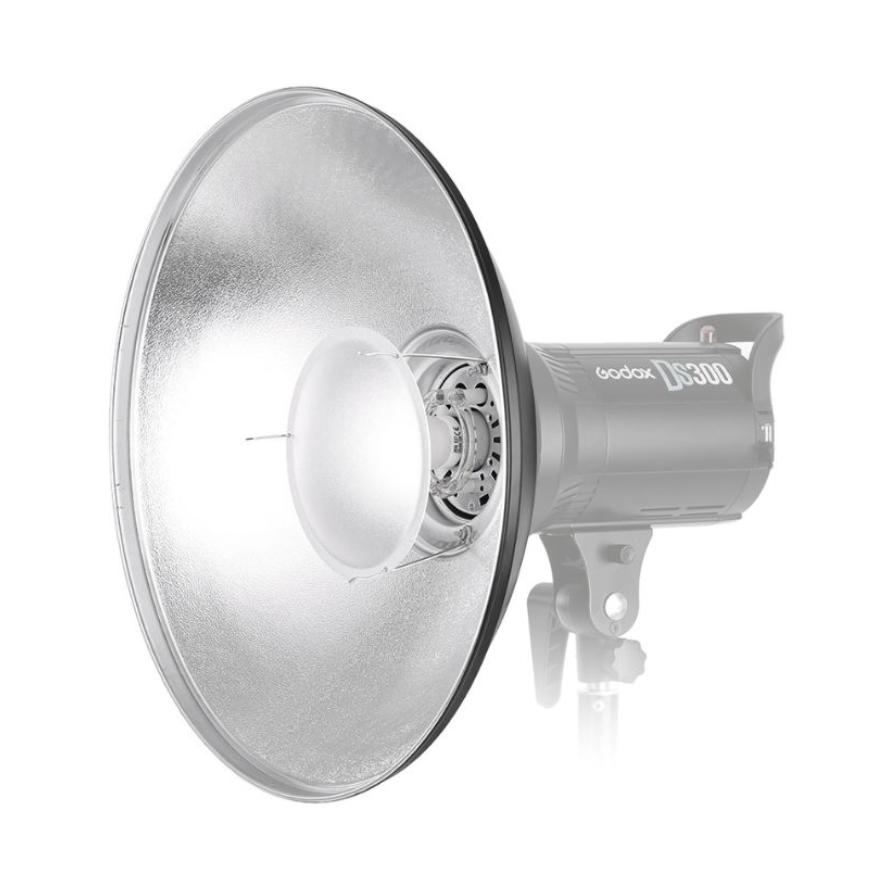 A1Pro 55cm Silver Beauty Dish with Grid and Diffuser - Arahan Photo