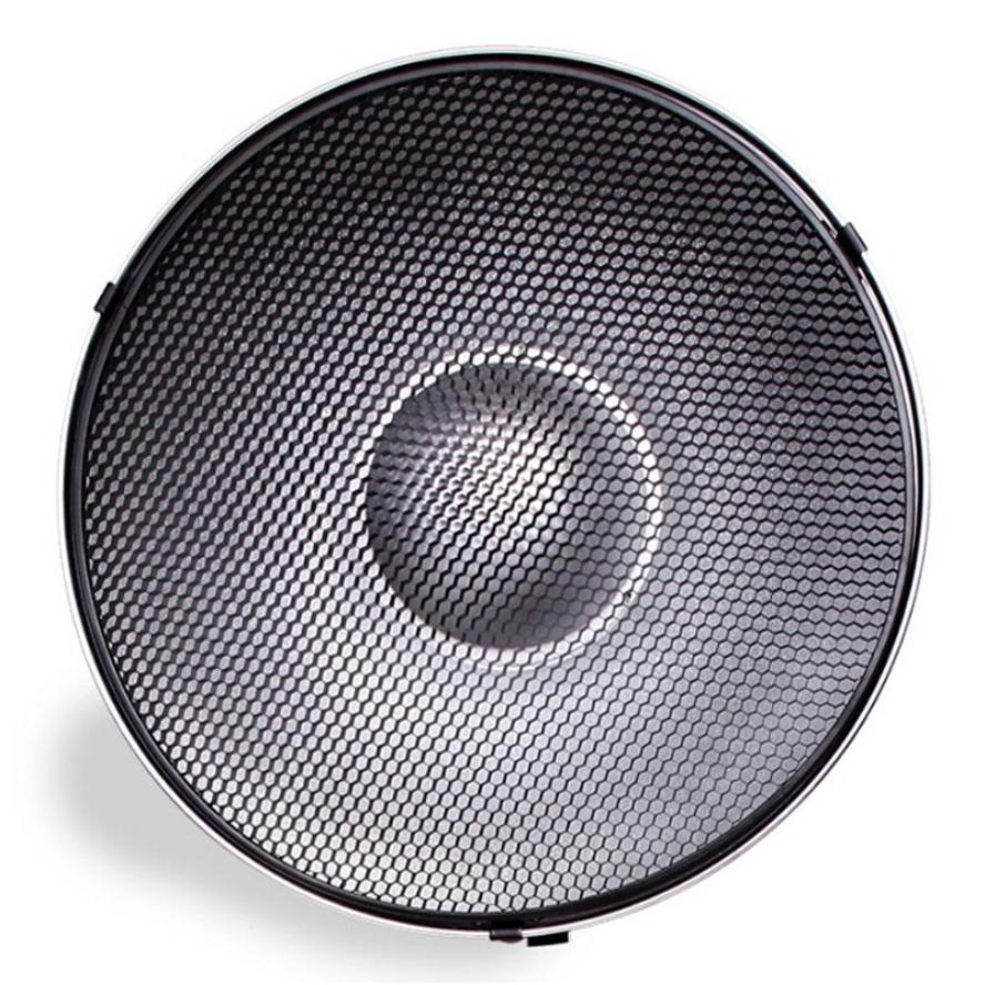 A1Pro 55cm Silver Beauty Dish with Grid and Diffuser - Arahan Photo