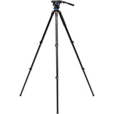 Benro Aluminum Single-Tube Tripod with S8 Pro Fluid Video Head