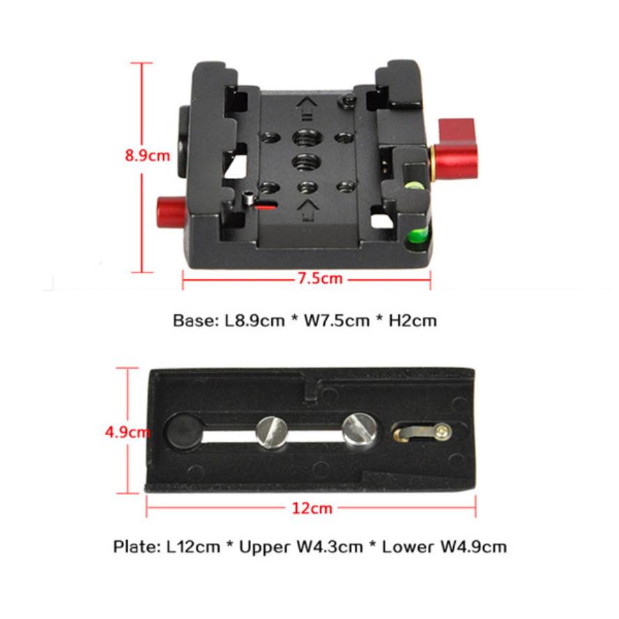 Commlite CS-QP01 Video Quick Release Plate System(Manfrotto 577/501 compatible) - Arahan Photo