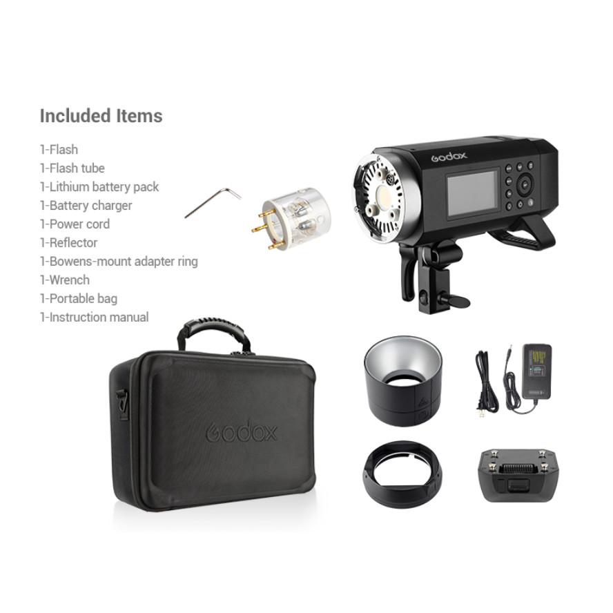 Godox AD400Pro Flash - Arahan Photo
