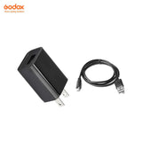Godox AU Plug AC Adapter and USB C Charging Cable