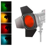 Godox BD-04 Honeycomb Grid/Barndoor/Color Gel System for 18cm Bowens Mount Reflector - Arahan Photo