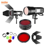 Godox BD-08 Barndoor, Color Gel & Grid for AD400Pro