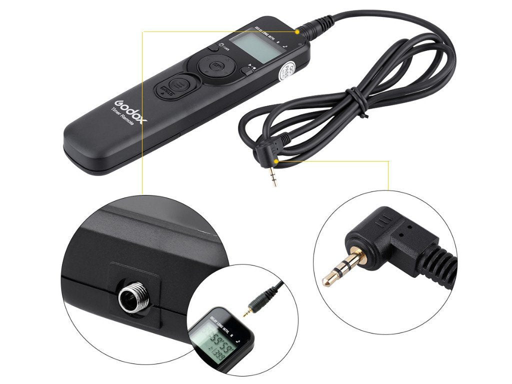 Godox UTR-C1 LCD Timer Remote for Canon - Arahan Photo
