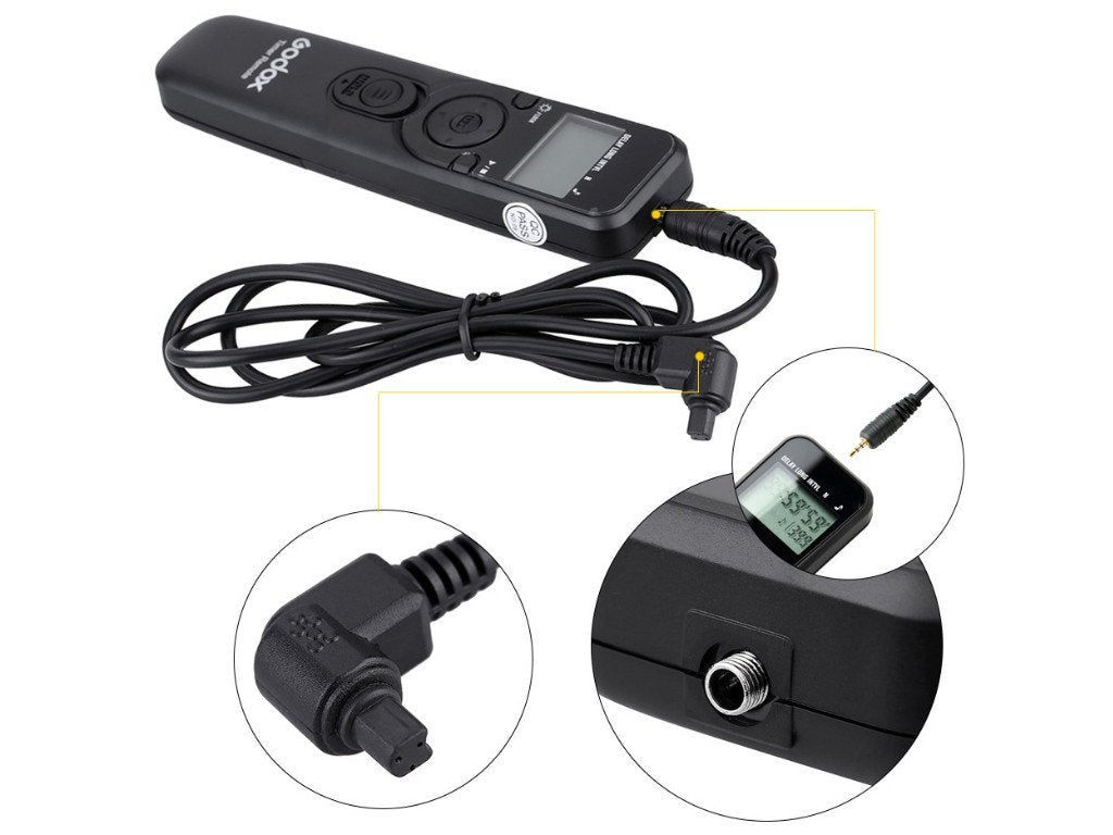 Godox UTR-C3 LCD Timer Remote for Canon - Arahan Photo