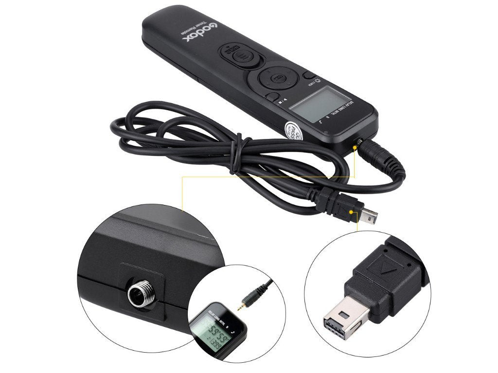 Godox UTR-N3 LCD Timer Remote for Nikon - Arahan Photo