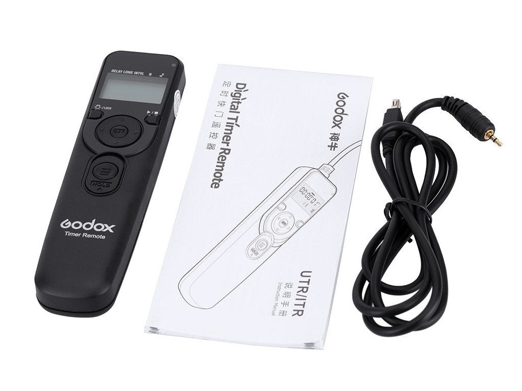 Godox UTR-N3 LCD Timer Remote for Nikon - Arahan Photo