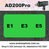 Godox AD200Pro E1 E3 E5 Error Repair Service
