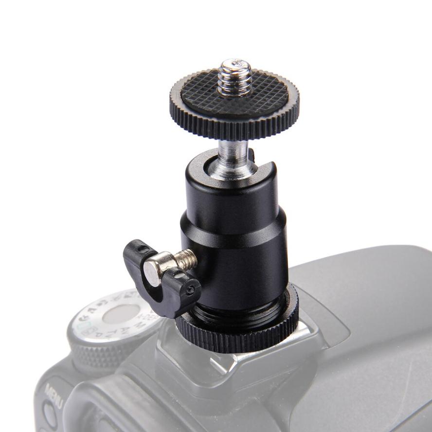 Mini Ball Head Hot Shoe Light Stand Adapter - Arahan Photo