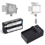 NP-F550/F570 OEM Battery + Charger Set - Arahan Photo