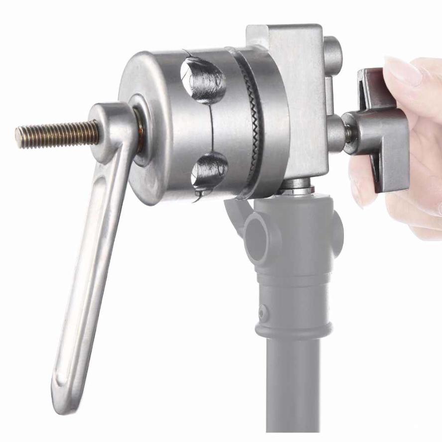 Selens Aluminium Clamp Head C-stand - Arahan Photo