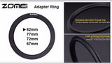 Zomei Adapter Ring for 100mm Filter Holder