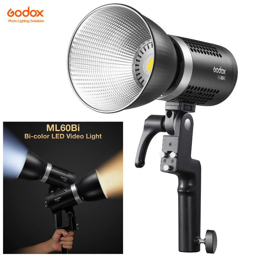 GODOX ML60Bi Bi-Color 60W Quiet LED Photo Video Light-Arahan Photo