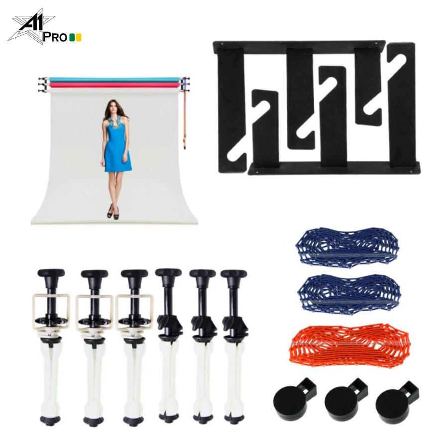 A1Pro 3 Roller Wall/Ceiling Mounting Manual Background System - Arahan Photo