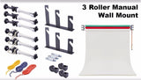 A1Pro 3 Roller Wall/Ceiling Mounting Manual Background System - Arahan Photo