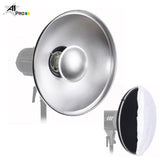 A1Pro 55cm Silver Beauty Dish with Grid and Diffuser - Arahan Photo