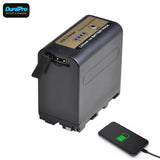 DuraPro High Capacity 7800mAh NP-F960 NP-F970 Battery with USB Port and LED Power Indicator