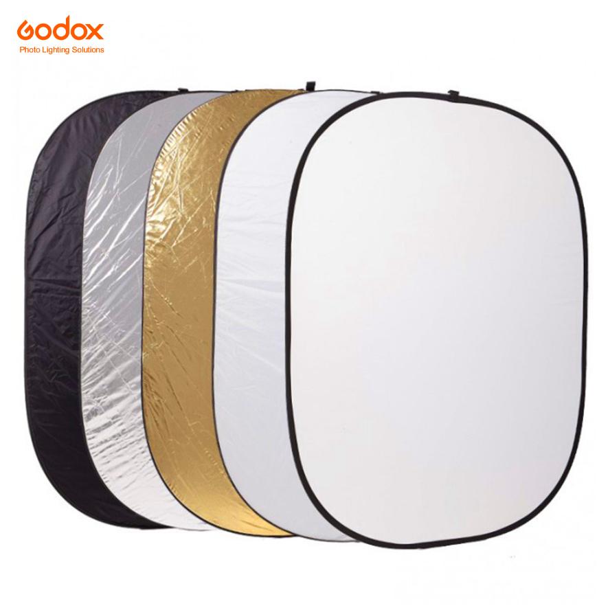 Godox 5 in 1 Collapsible Reflector 120 x 180 cm - Arahan Photo