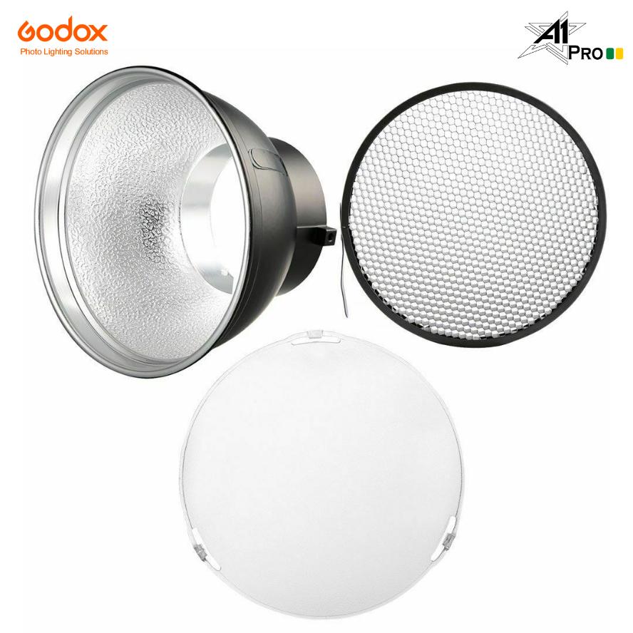 Godox AD-R6 Standard Reflector + Diffuser + Grid Kit Set - Arahan Photo