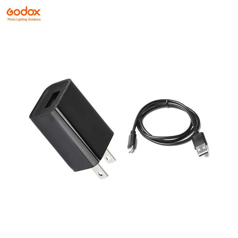 Godox AU Plug AC Adapter and USB C Charging Cable - Arahan Photo