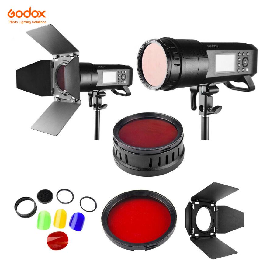 Godox BD-08 Barndoor, Color Gel & Grid for AD400Pro & AD300Pro - Arahan Photo