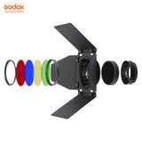Godox BD-10 Barndoor, Color Gel & Grid for AD300Pro