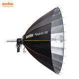 Godox Parabolic 128 SoftBox+Focusing Reflector Complete System Kit (47.2") - Arahan Photo