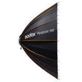 Godox Parabolic 158 SoftBox+Focusing Reflector Complete System Kit 158cm(59.1") - Arahan Photo