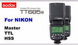 Godox TT685N Nikon TTL HSS 1/8000s Flash for Nikon - Arahan Photo